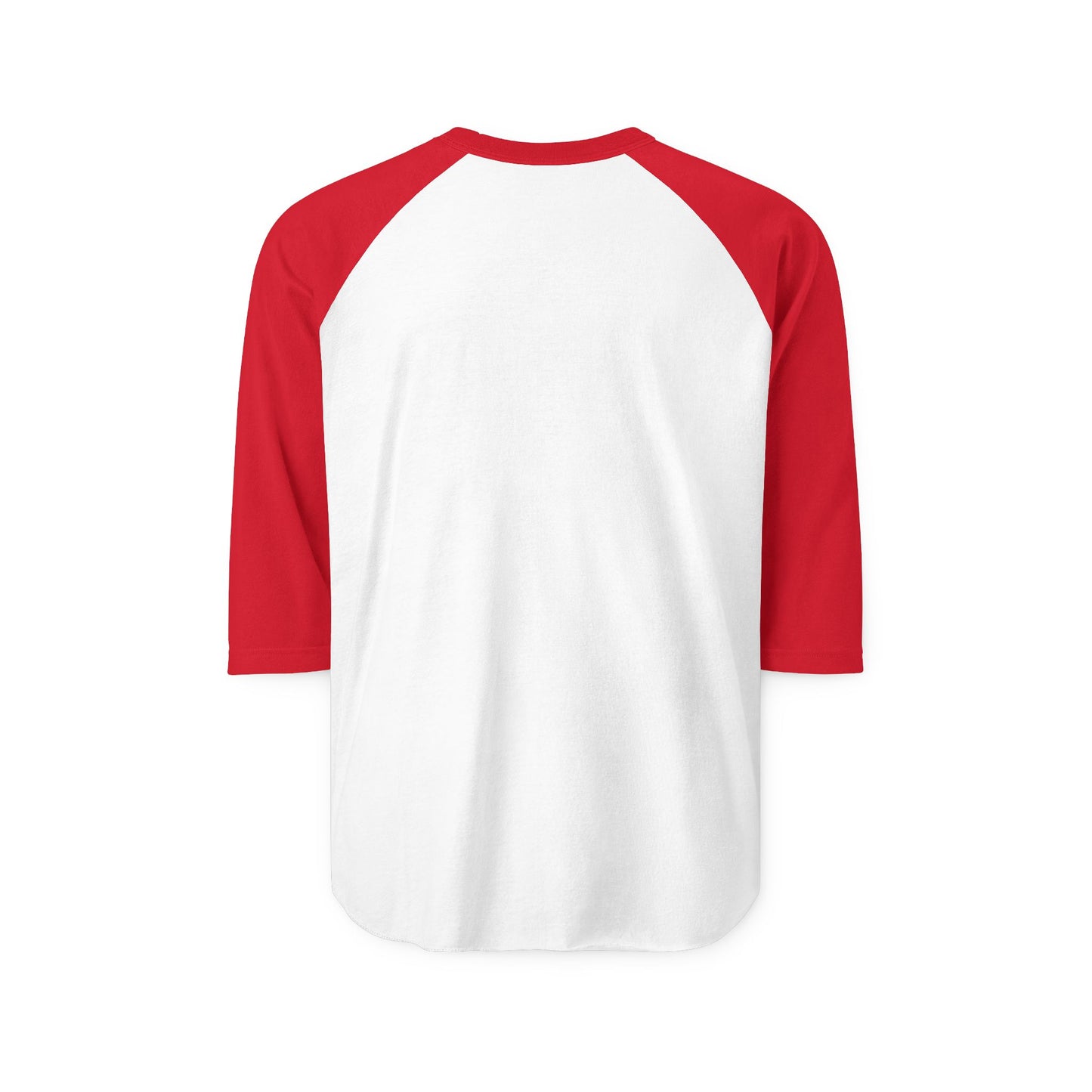 Bloom Face Three-Quarter Sleeve Raglan Shirt | Contrast Sleeve Baseball Tee | S