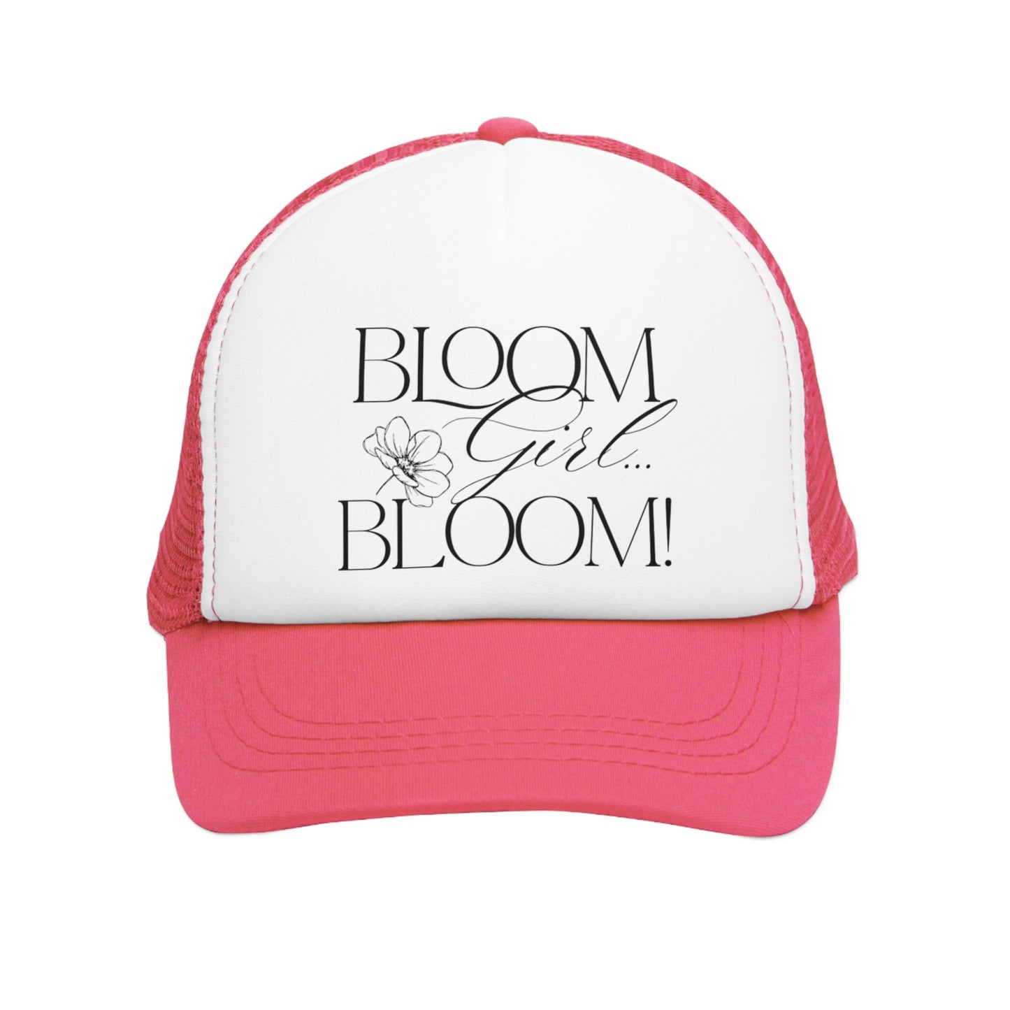 Signature Logo Unisex Mesh Cap | “I’m in my BLOOM Girl Era” Graphic Trucker Hat
