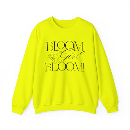 Bloom Face Signature Logo Unisex Heavy Blend™ Crewneck Sweatshirt