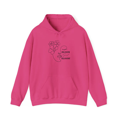 Bloom Face Unisex Heavy Blend™ Hooded Sweatshirt | “I’m In My BLOOM Girl Era” Pullover