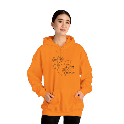 Bloom Face Unisex Heavy Blend™ Hooded Sweatshirt | “I’m In My BLOOM Girl Era” Pullover