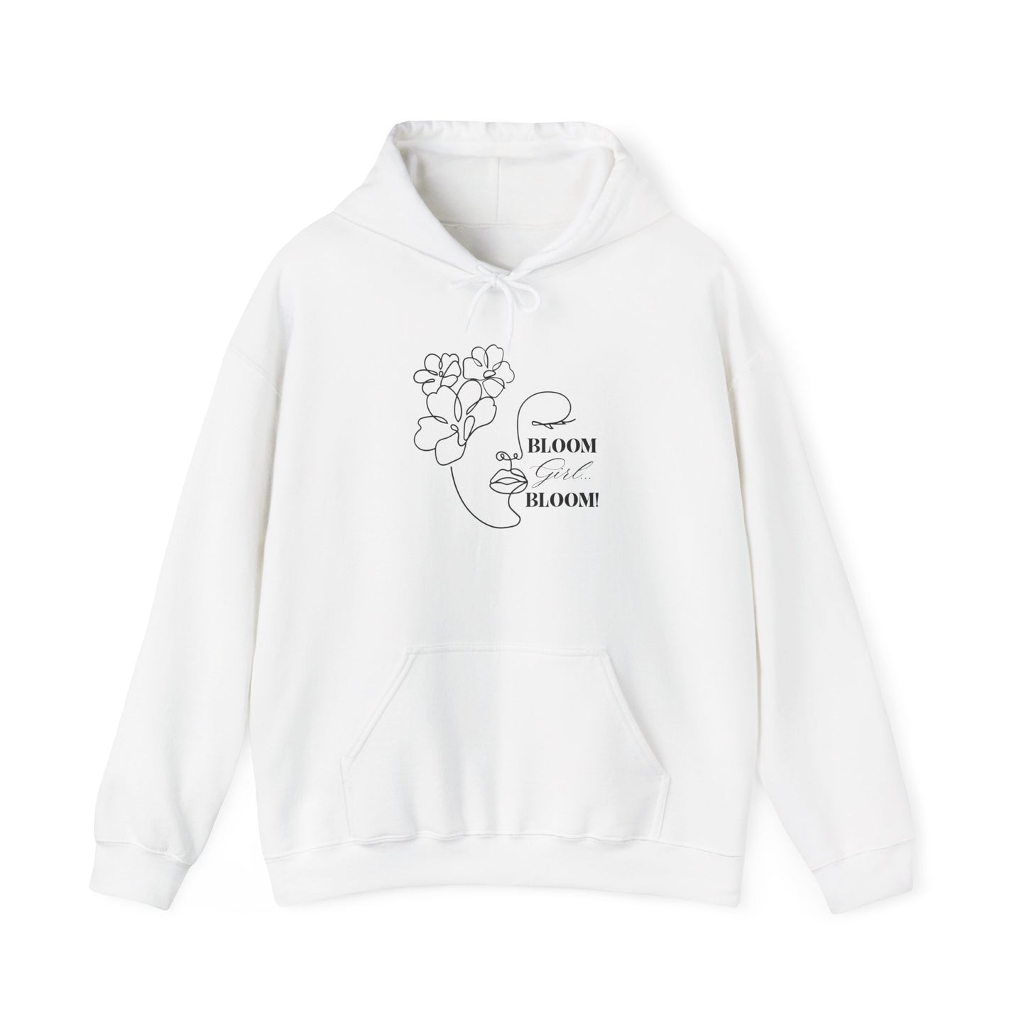 Bloom Face Unisex Heavy Blend™ Hooded Sweatshirt | “I’m In My BLOOM Girl Era” Pullover
