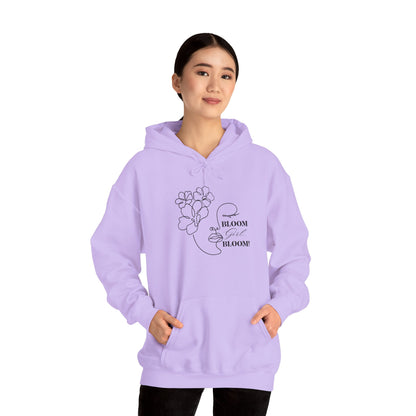 Bloom Face Unisex Heavy Blend™ Hooded Sweatshirt | “I’m In My BLOOM Girl Era” Pullover