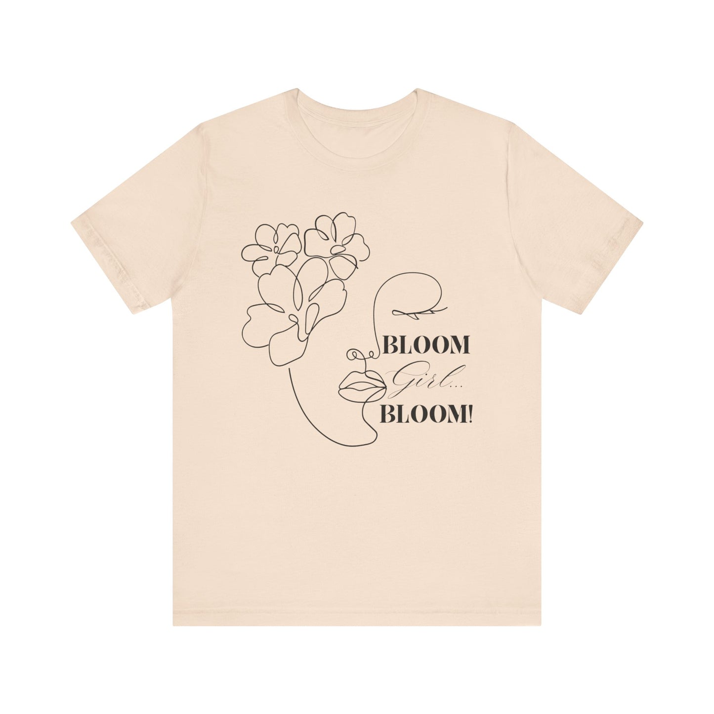 Bloom Face Unisex Jersey Short Sleeve Tee