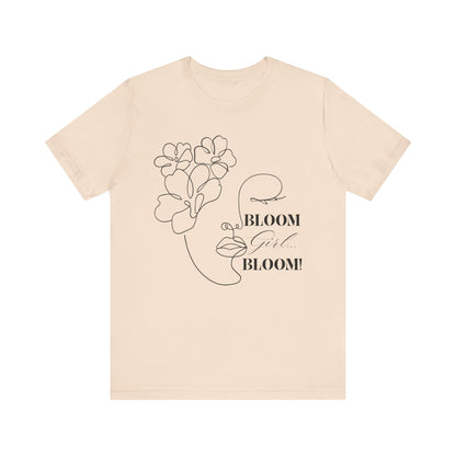Bloom Face Unisex Jersey Short Sleeve Tee