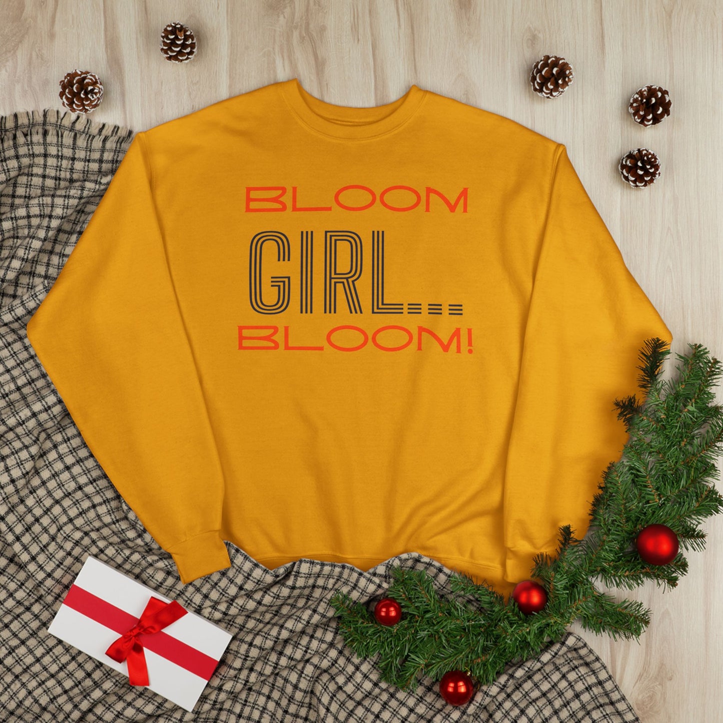 Triple Bloom Unisex EcoSmart® Crewneck Sweatshirt