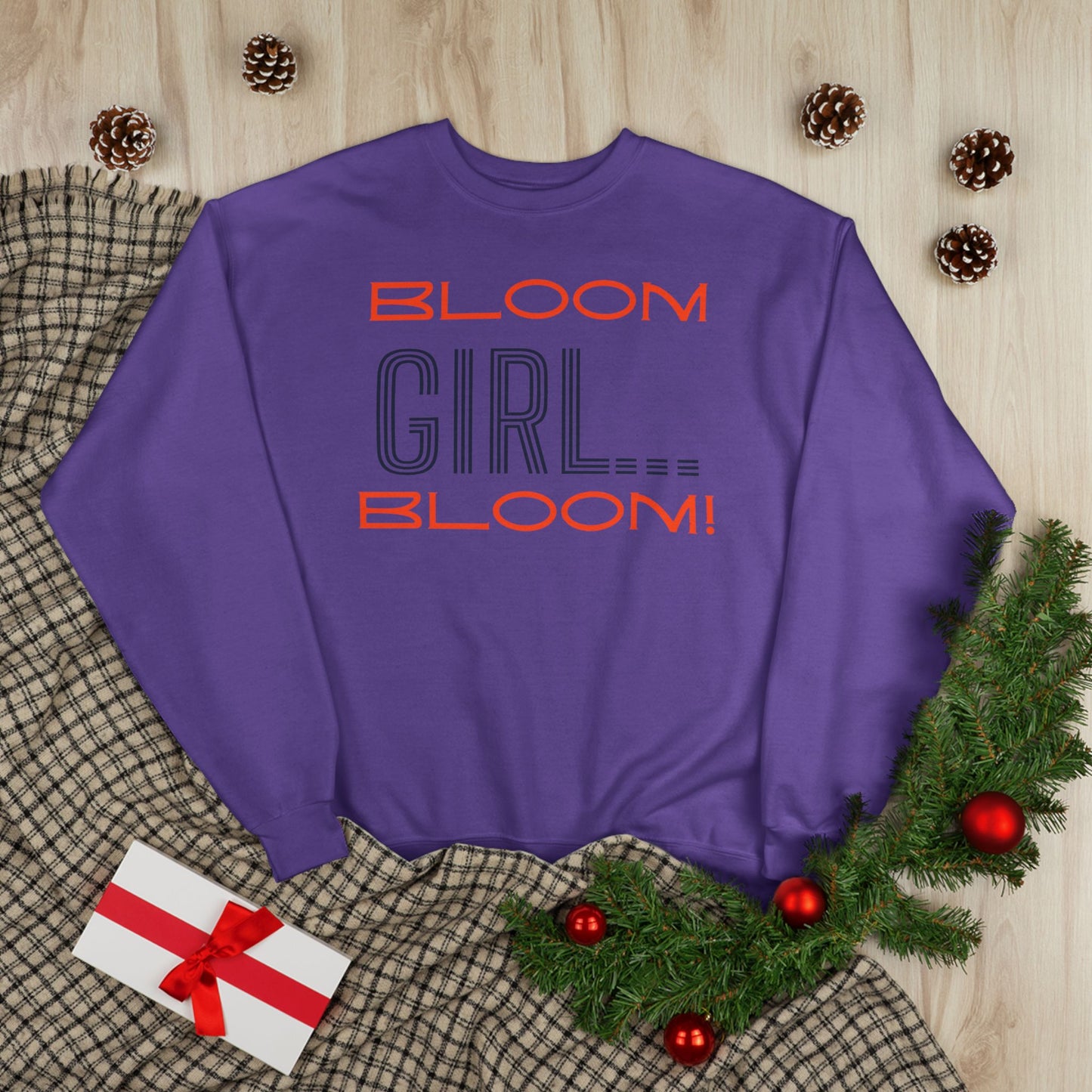 Triple Bloom Unisex EcoSmart® Crewneck Sweatshirt