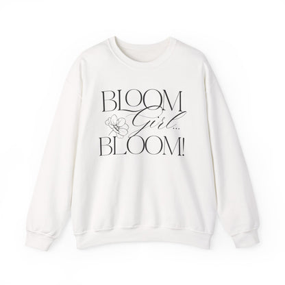 Bloom Face Signature Logo Unisex Heavy Blend™ Crewneck Sweatshirt