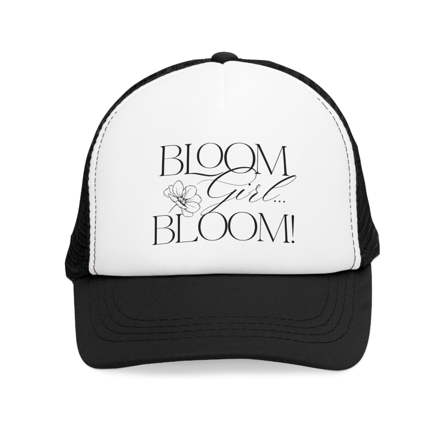 Signature Logo Unisex Mesh Cap | “I’m in my BLOOM Girl Era” Graphic Trucker Hat