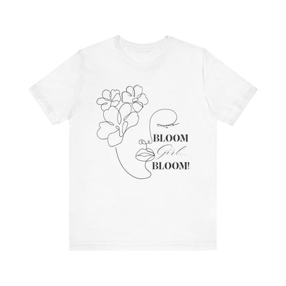 Bloom Face Unisex Jersey Short Sleeve Tee