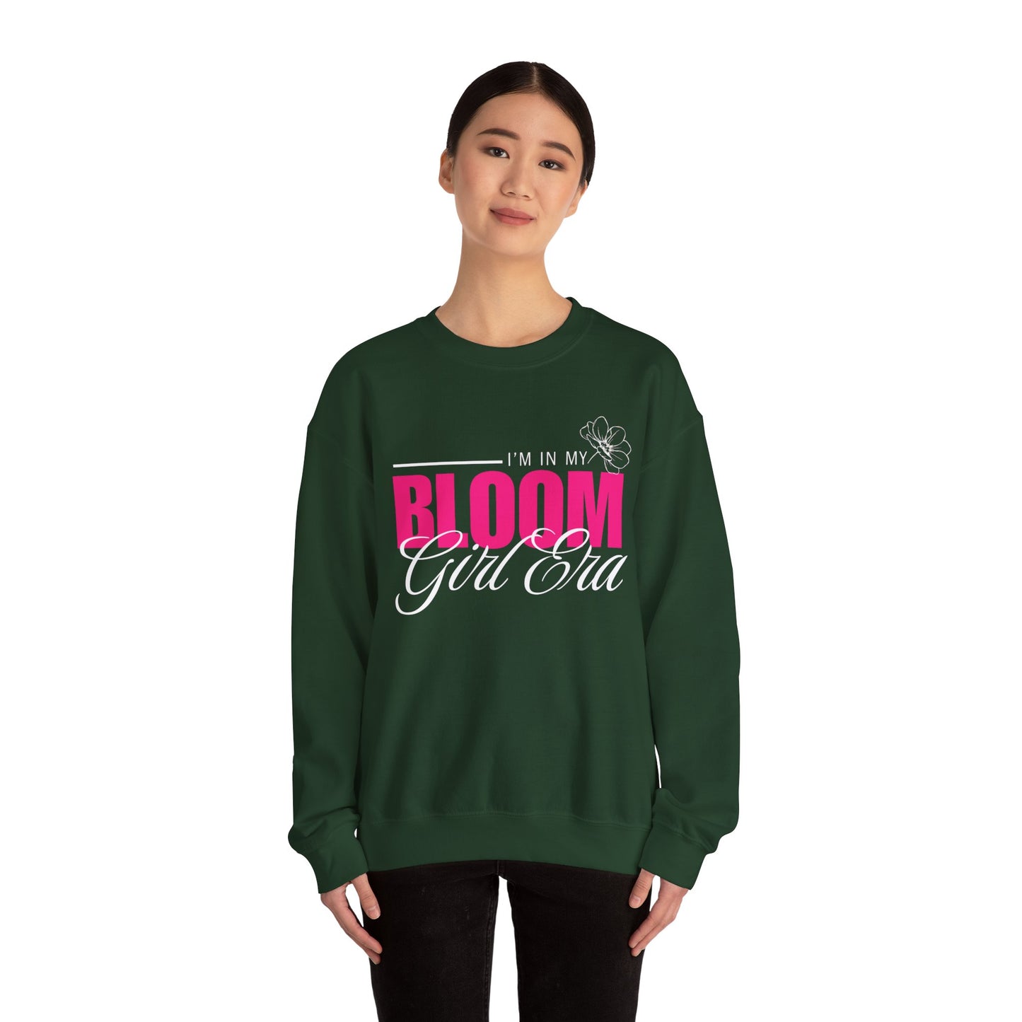 Bloom Girl Era Unisex Heavy Blend™ Crewneck Sweatshirt