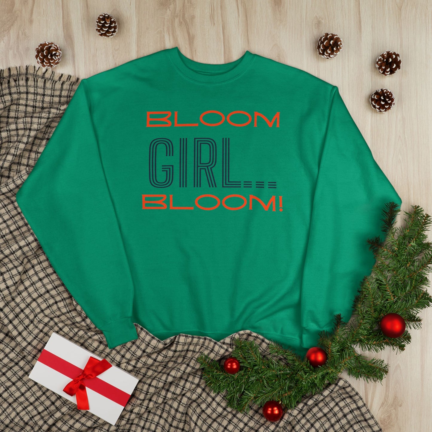 Triple Bloom Unisex EcoSmart® Crewneck Sweatshirt