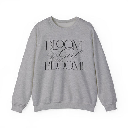 Bloom Face Signature Logo Unisex Heavy Blend™ Crewneck Sweatshirt