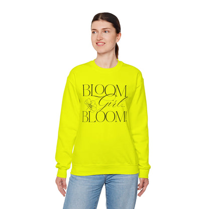 Bloom Face Signature Logo Unisex Heavy Blend™ Crewneck Sweatshirt