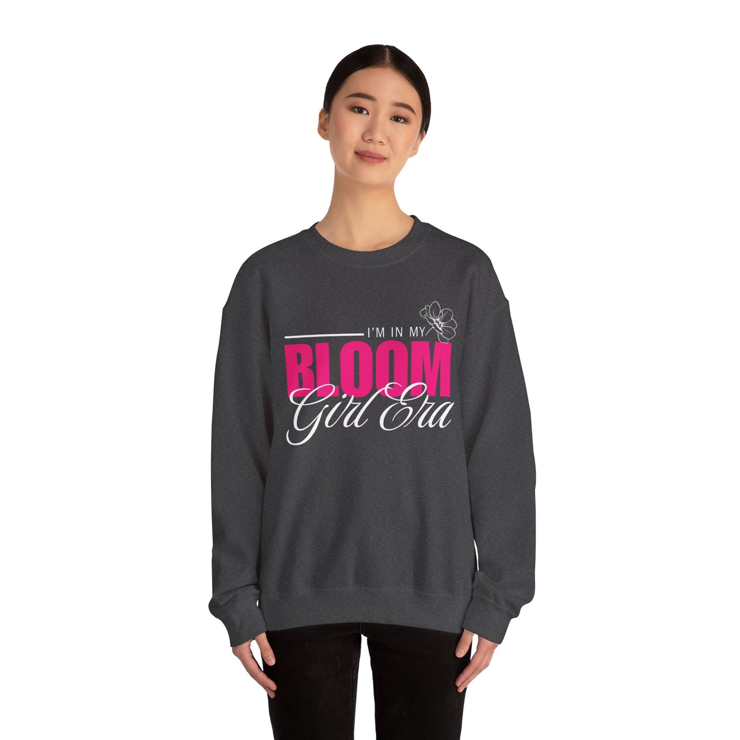 Bloom Girl Era Unisex Heavy Blend™ Crewneck Sweatshirt