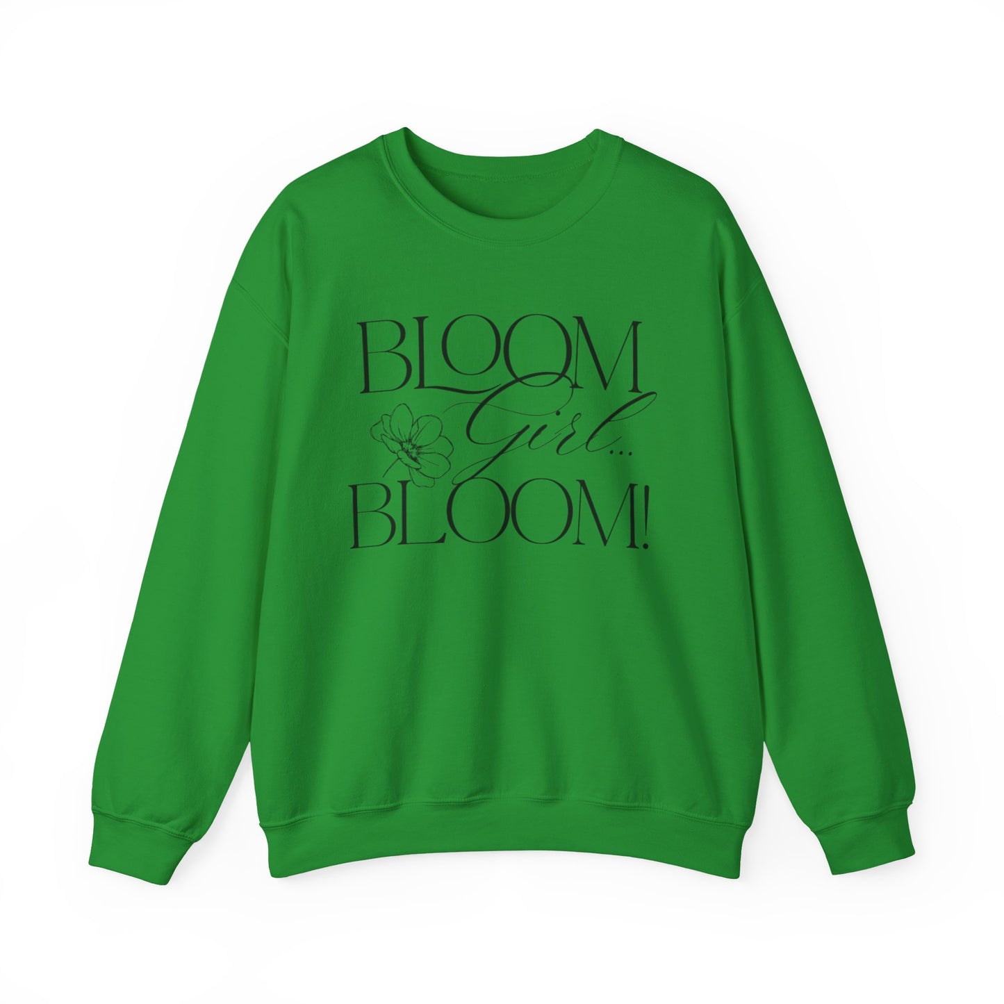 Bloom Face Signature Logo Unisex Heavy Blend™ Crewneck Sweatshirt