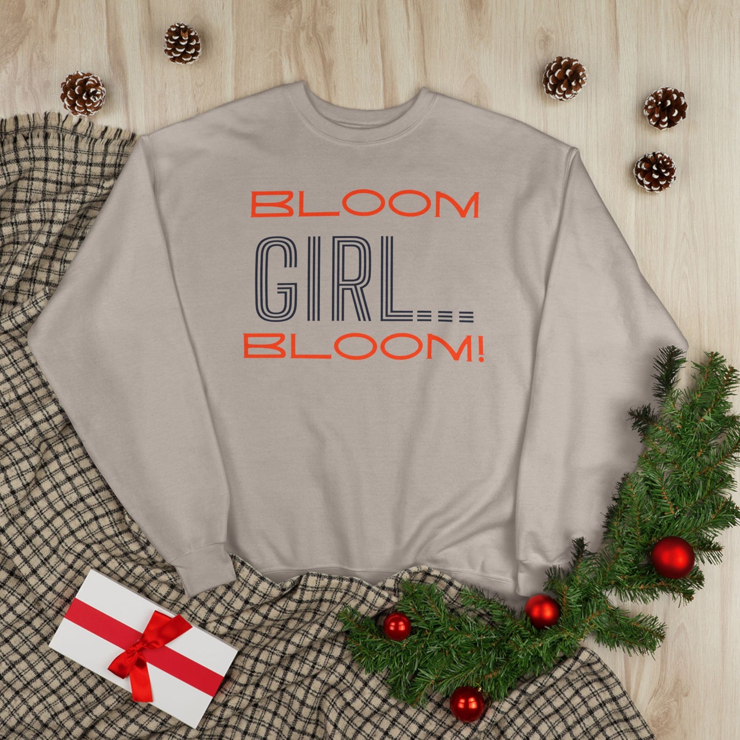 Triple Bloom Unisex EcoSmart® Crewneck Sweatshirt