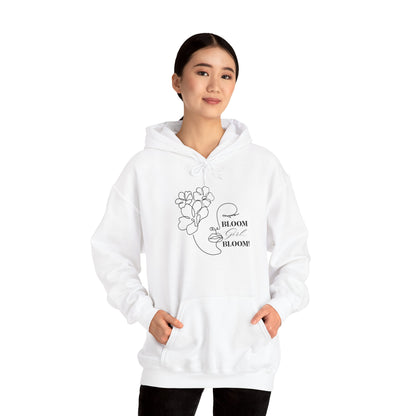 Bloom Face Unisex Heavy Blend™ Hooded Sweatshirt | “I’m In My BLOOM Girl Era” Pullover