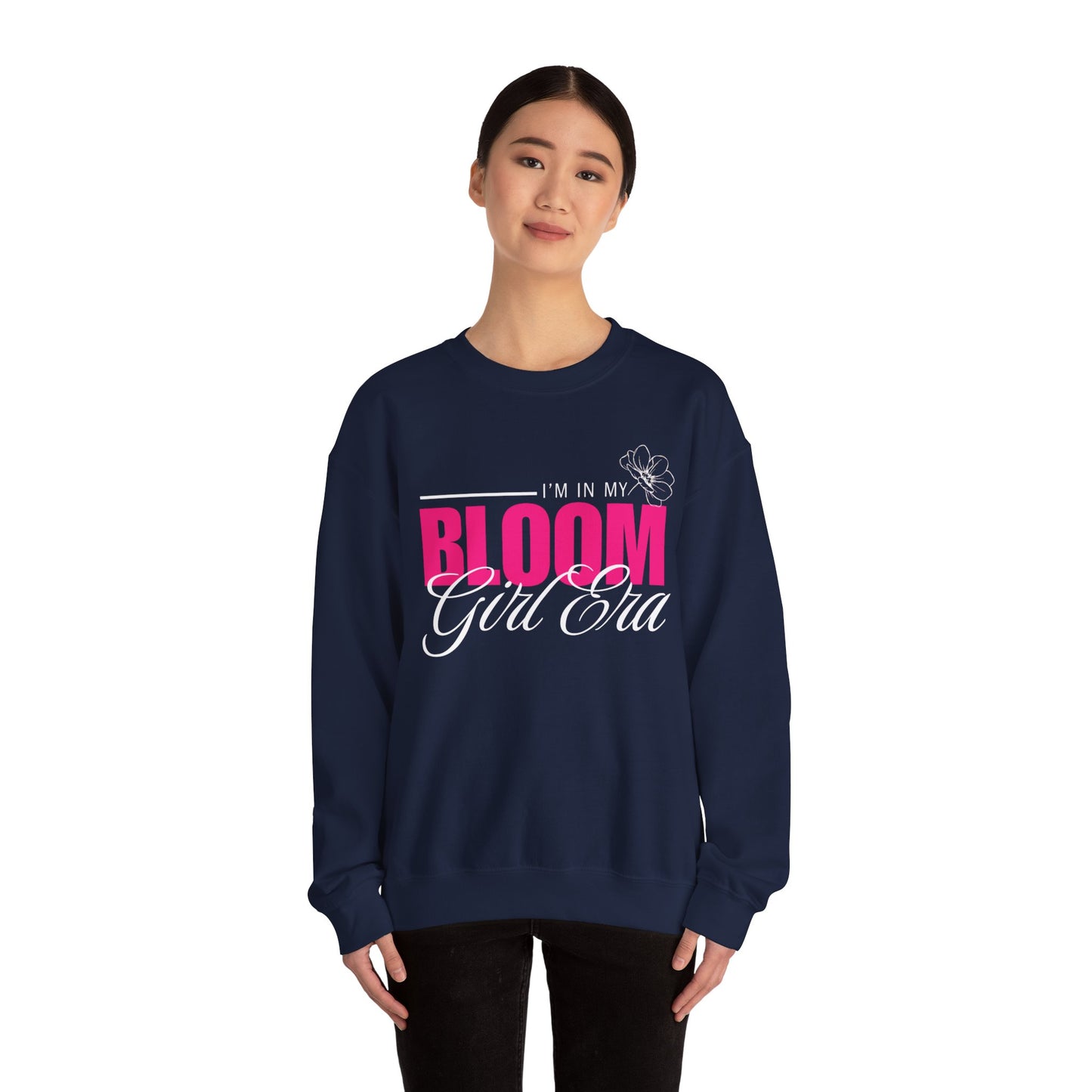Bloom Girl Era Unisex Heavy Blend™ Crewneck Sweatshirt