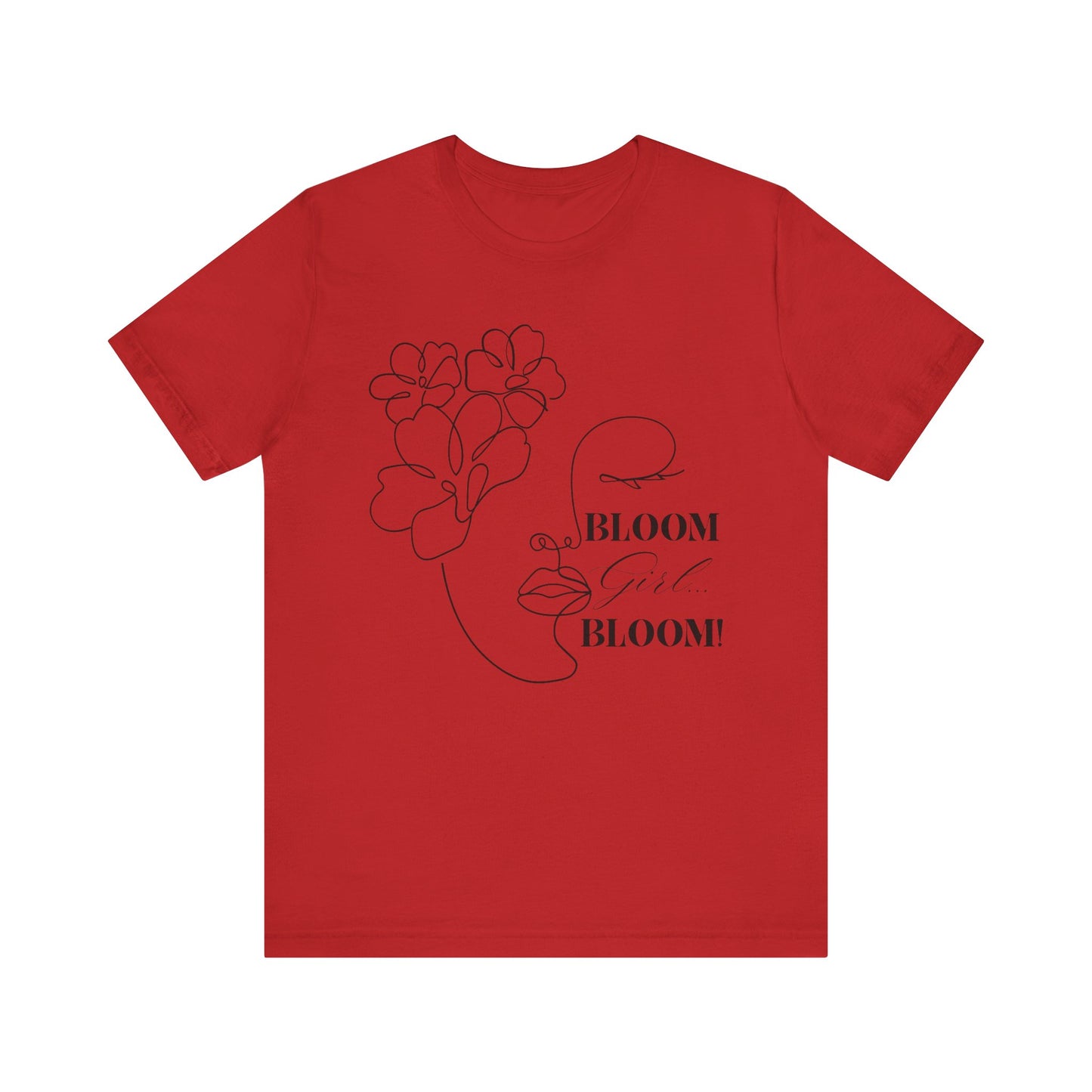 Bloom Face Unisex Jersey Short Sleeve Tee