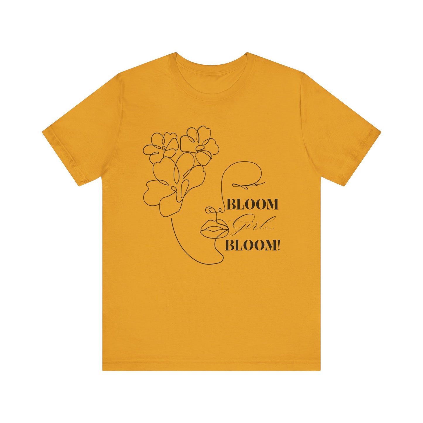 Bloom Face Unisex Jersey Short Sleeve Tee