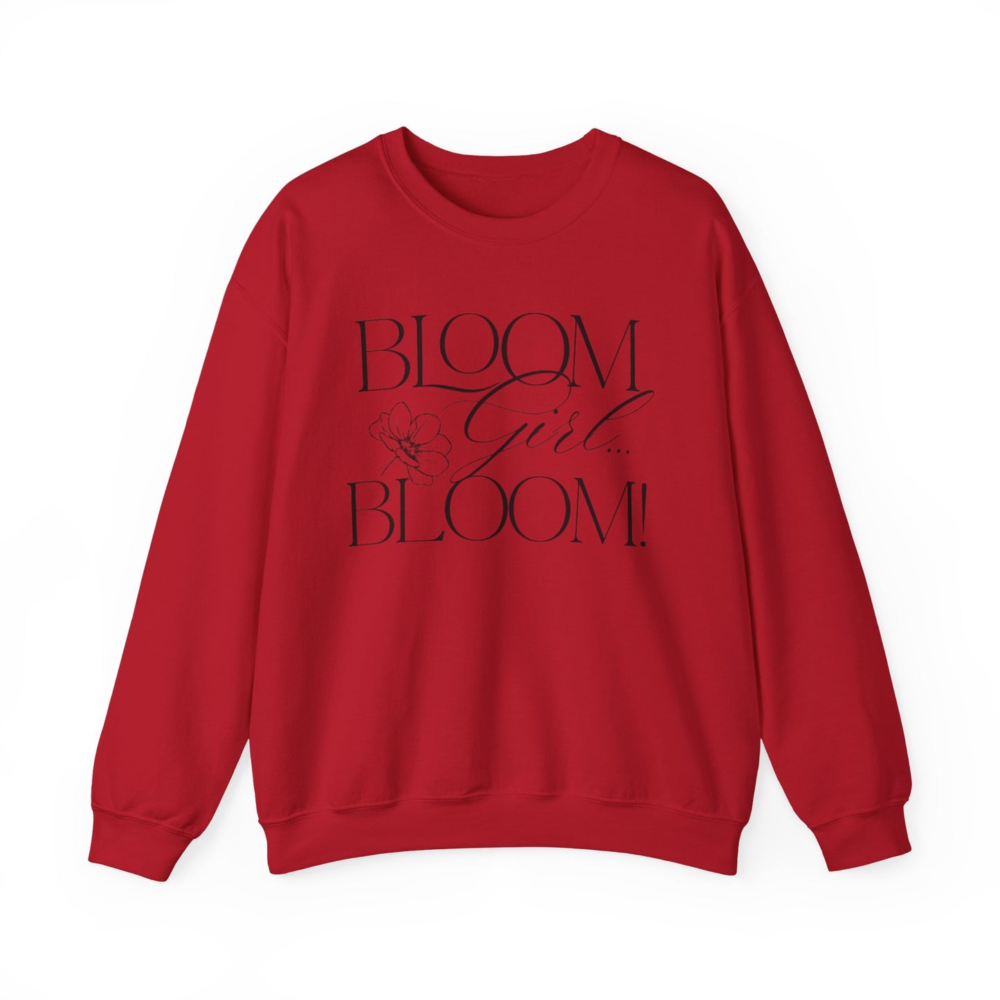 Bloom Face Signature Logo Unisex Heavy Blend™ Crewneck Sweatshirt
