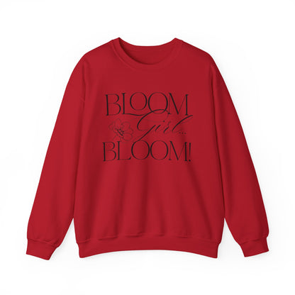 Bloom Face Signature Logo Unisex Heavy Blend™ Crewneck Sweatshirt