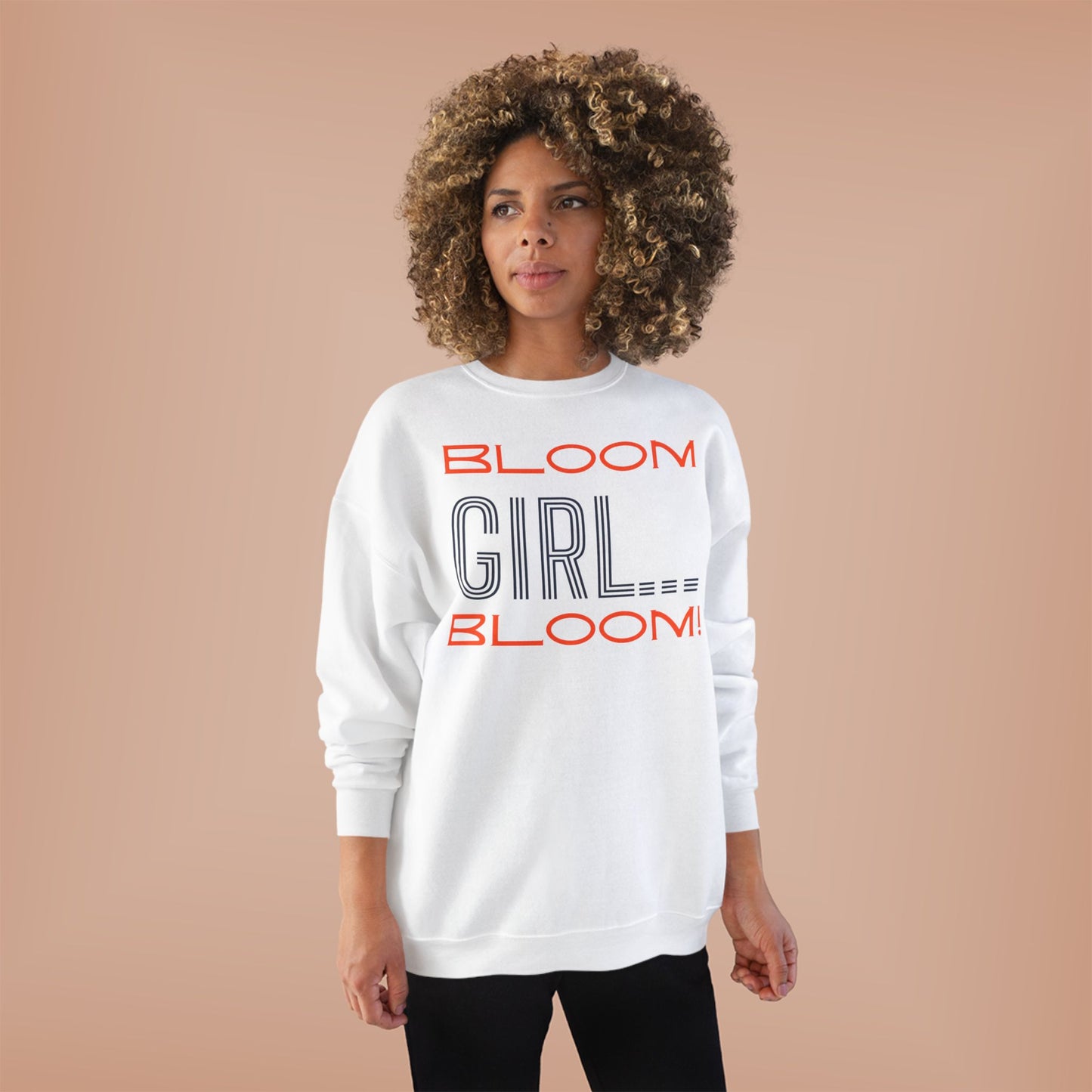 Triple Bloom Unisex EcoSmart® Crewneck Sweatshirt