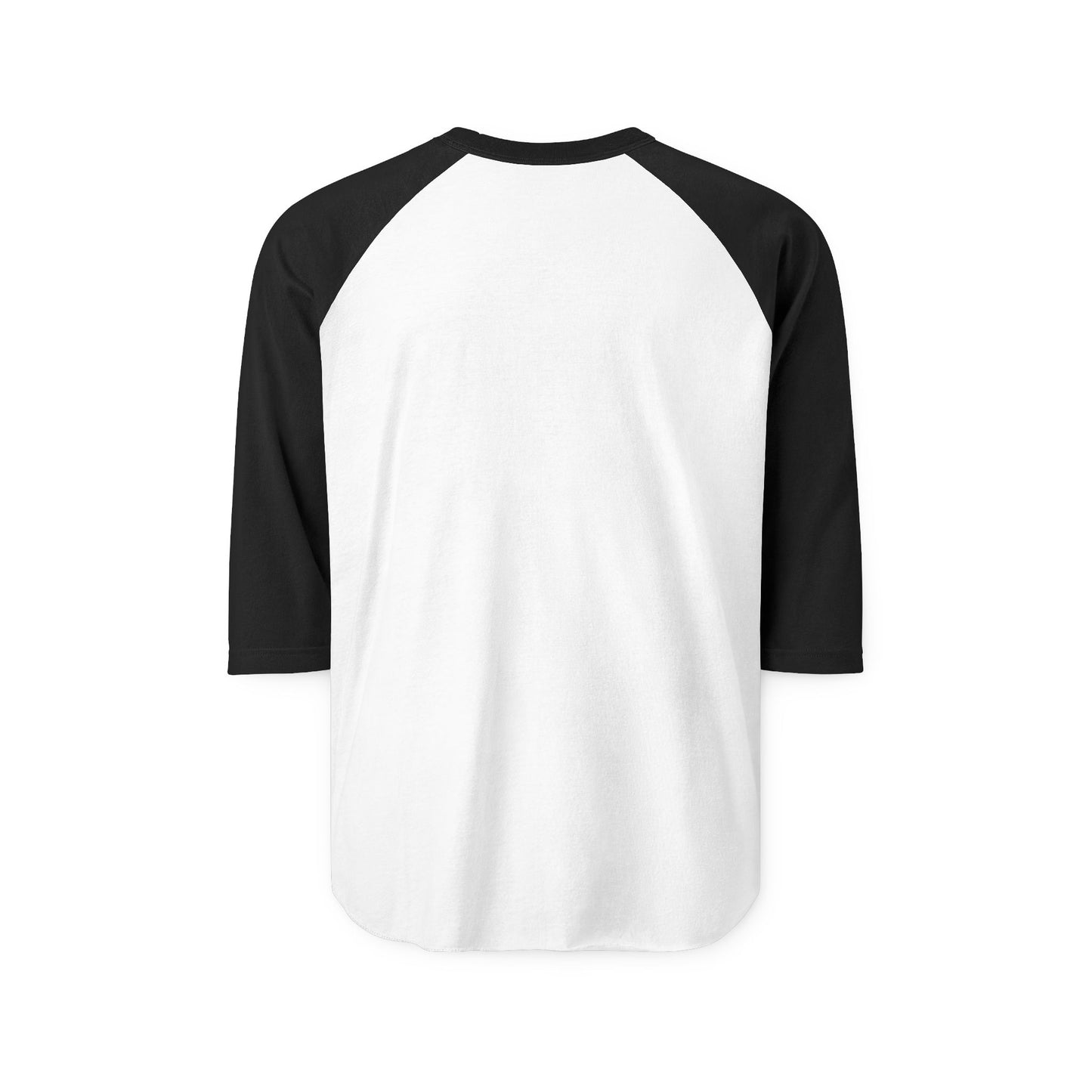 Bloom Face Three-Quarter Sleeve Raglan Shirt | Contrast Sleeve Baseball Tee | S