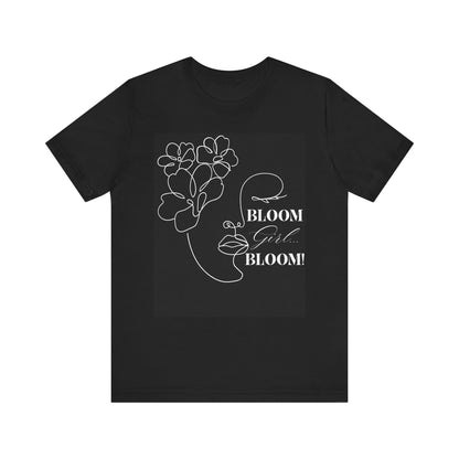 Bloom Face Unisex Jersey Short Sleeve Tee