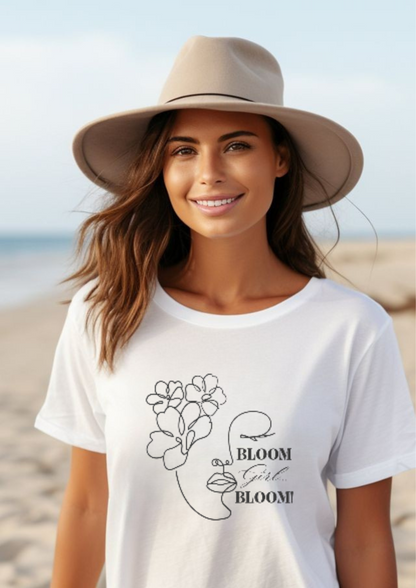 Bloom Face Unisex Jersey Short Sleeve Tee