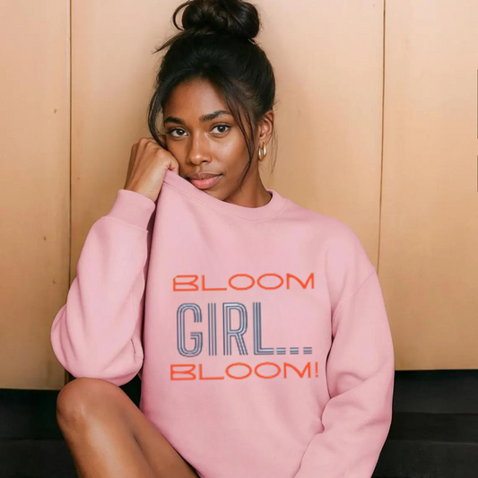 Triple Bloom Unisex EcoSmart® Crewneck Sweatshirt