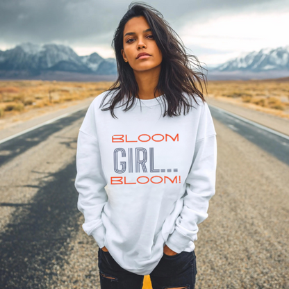 Triple Bloom Unisex EcoSmart® Crewneck Sweatshirt